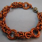 Image of Copper Byzantine/Floral Bracelet