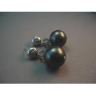 Image of Black Pearl Earrings
